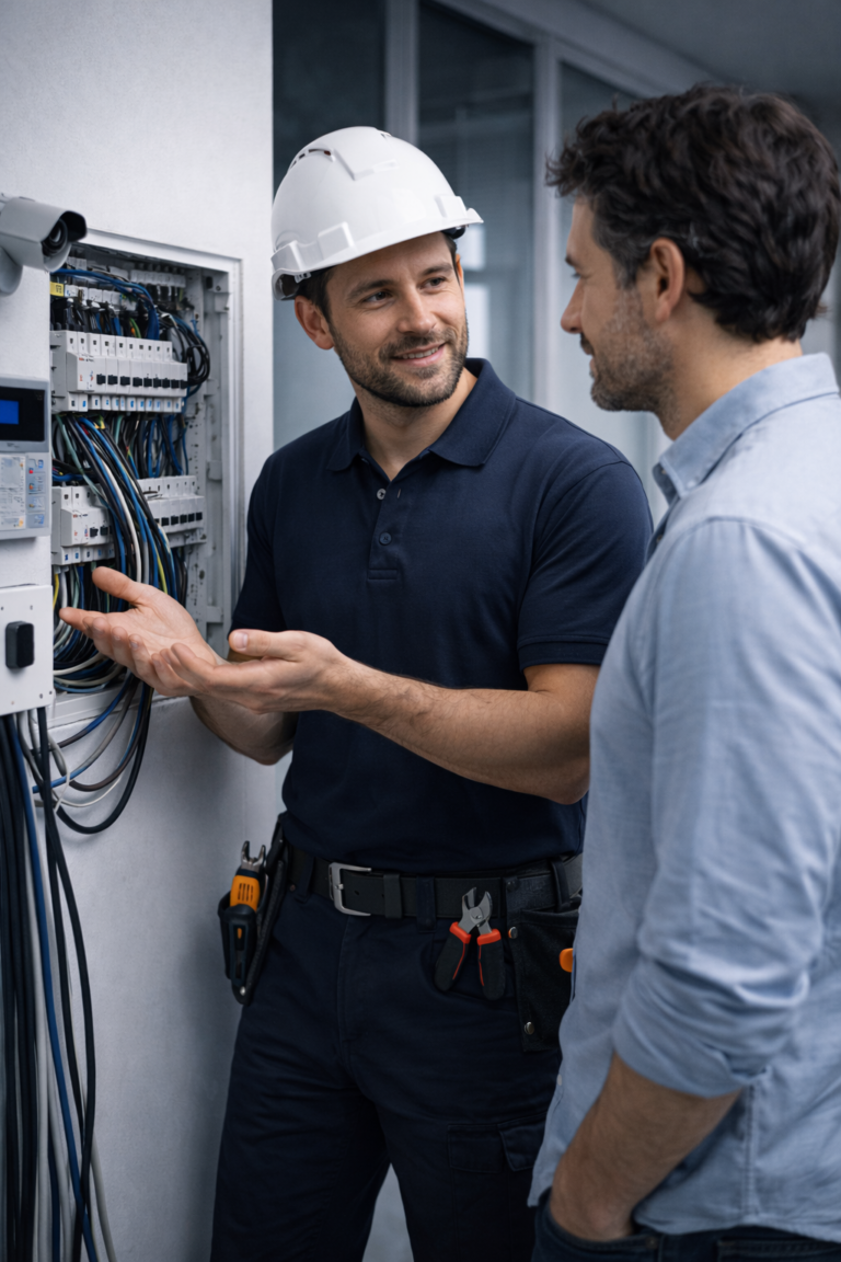 Elektra Nordwest Team bei der Arbeit
